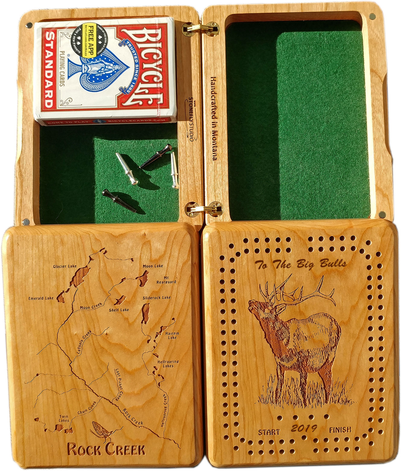 Stonefly Studio Cribbage Board pic